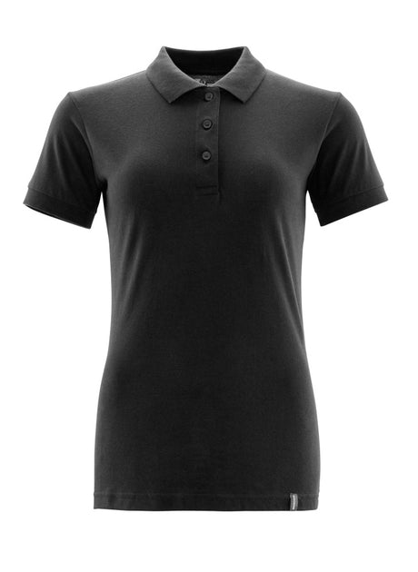 Mascot Crossover Ladies Fit Polo Shirt #colour_deep-black