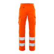 Mascot Safe Light Thigh Pocket Trousers #colour_hi-vis-orange