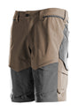 Mascot Customized Stretch Lightweight Shorts - Dark Sand/Stone Grey #colour_dark-sand-stone-grey