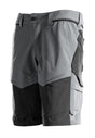 Mascot Customized Stretch Lightweight Shorts - Stone Grey/Black #colour_stone-grey-black