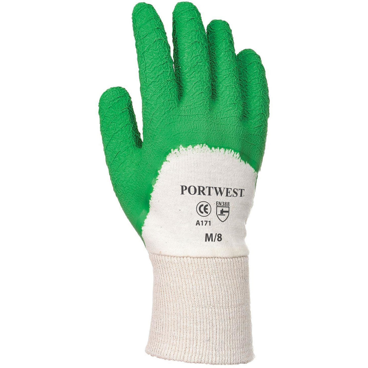 Portwest Latex Open Back Crinkle Glove