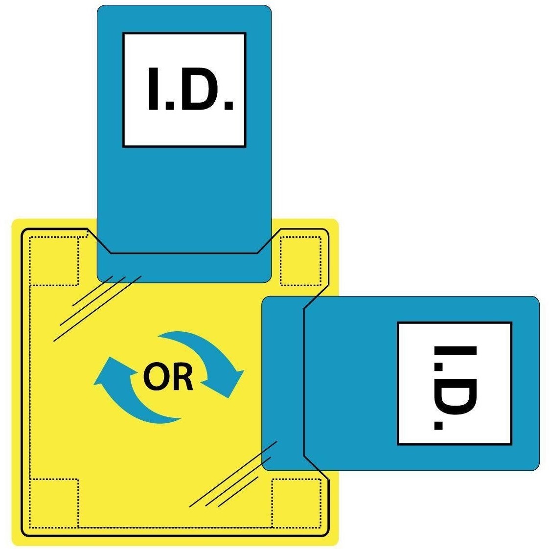 Portwest Dual Sew On ID Holder