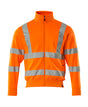 Mascot Safe Classic Maringa Zipped Sweatshirt #colour_hi-vis-orange