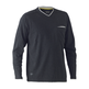 Bisley Flex & Move Long Sleeve Cotton V Neck T-Shirt