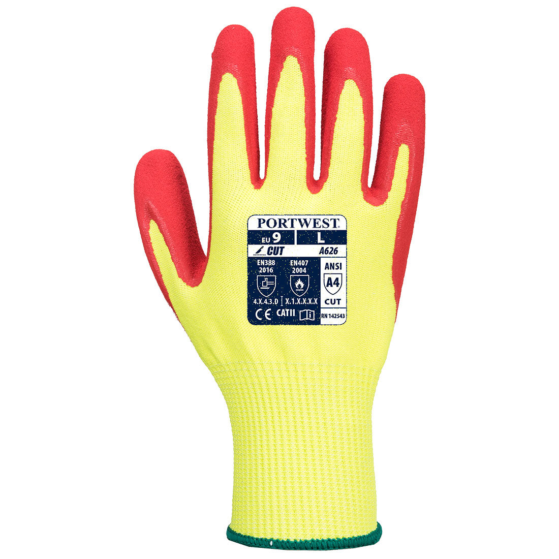 Portwest Vis-Tex HR Cut Glove - Nitrile