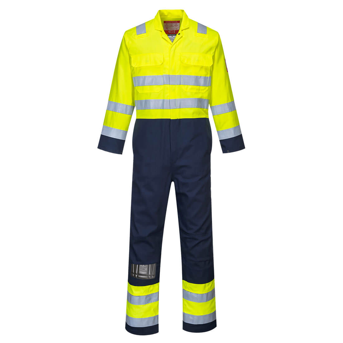 Portwest Bizflame Work Hi-Vis Anti-Static Coverall