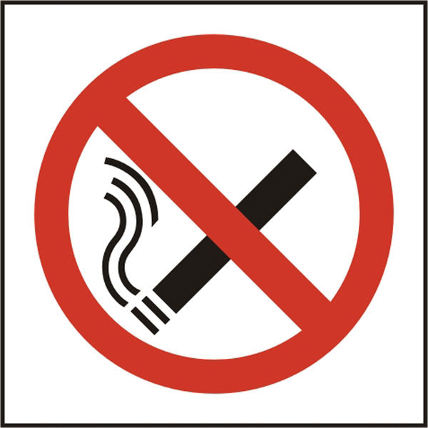 Bsafe No Smoking Symbol Sign White