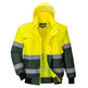 Portwest Hi-Vis 3-in-1 X Back Contrast Bomber Jacket