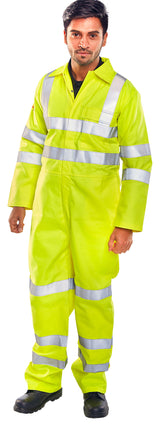 Beeswift Tesla Fire Retardant/Anti-Static Boilersuit En471 Saturn Yellow