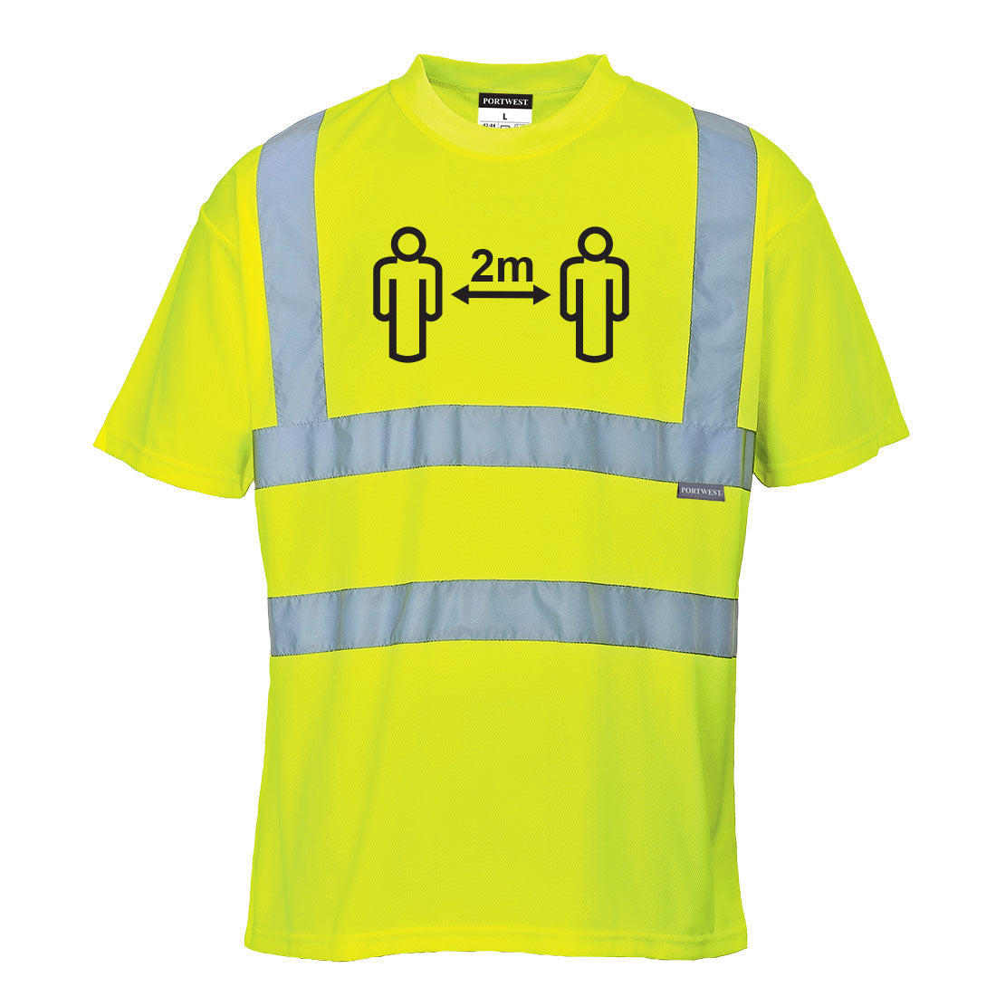 Portwest Social Distance Hi-Vis T-Shirt