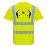 Portwest Social Distance Hi-Vis T-Shirt