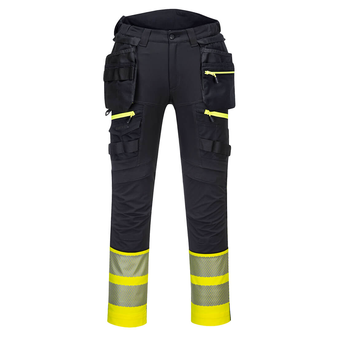 Portwest DX4 Hi-Vis Detachable Holster Pocket Class 1 Trousers