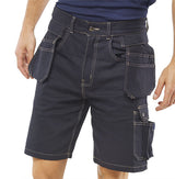 Beeswift Grantham Multi-purpose Pocket Shorts Navy Blue