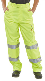 Beeswift Ladies En Iso 20471 Trouser Saturn Yellow