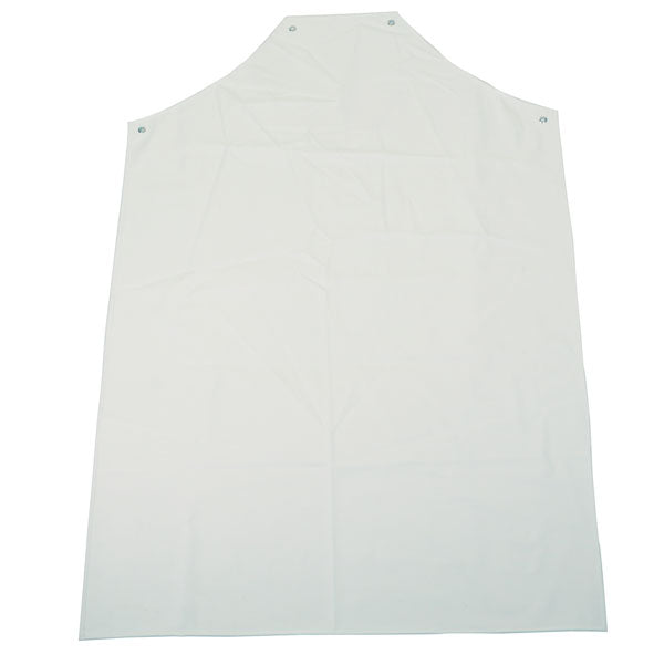 Beeswift PVC Apron L-W 48"x36 Pack Of 10 White