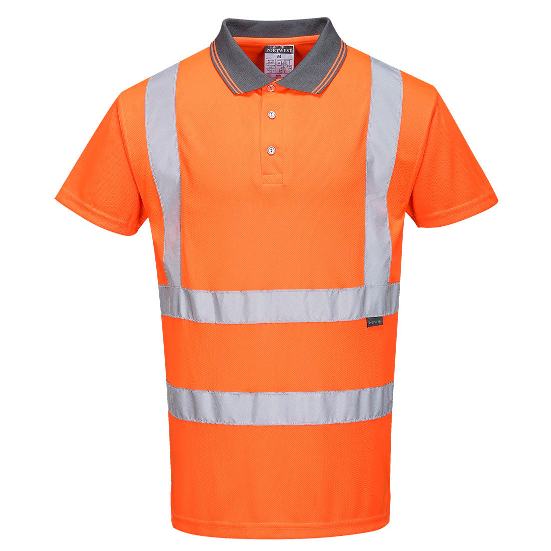 Portwest Hi-Vis Short Sleeved Polo