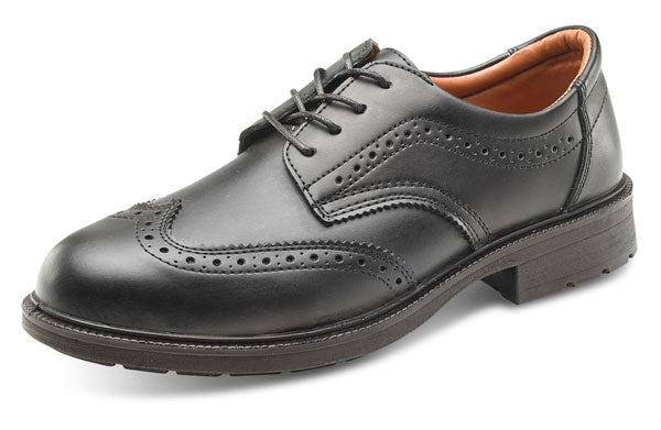 Beeswift Brogue Shoe S1 Black