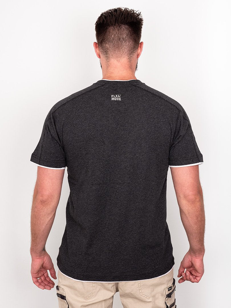 Bisley Flex & Move Cotton Henley T-Shirt