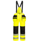 Portwest PW3 Hi-Vis Rain Bib and Brace #colour_yellow-black