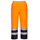 Portwest Hi-Vis Lined Rain Pants #colour_orange-navy-blue