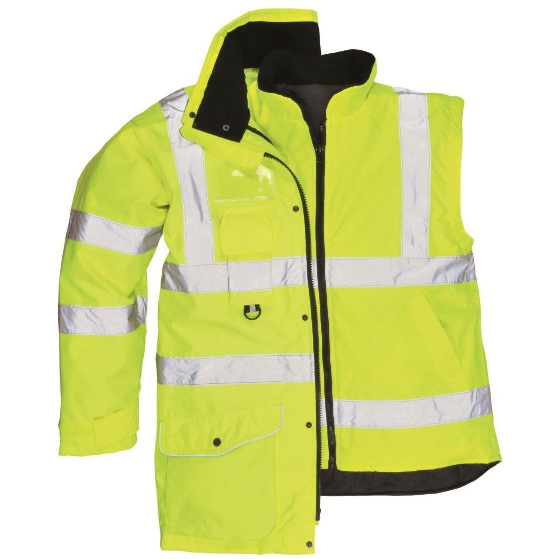 Portwest Hi-Vis Breathable 7-in-1 Traffic Jacket