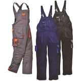 Portwest Texo Contrast Bib & Brace - Lined