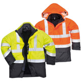 Portwest Bizflame Rain Hi-Vis Multi-Protection Jacket