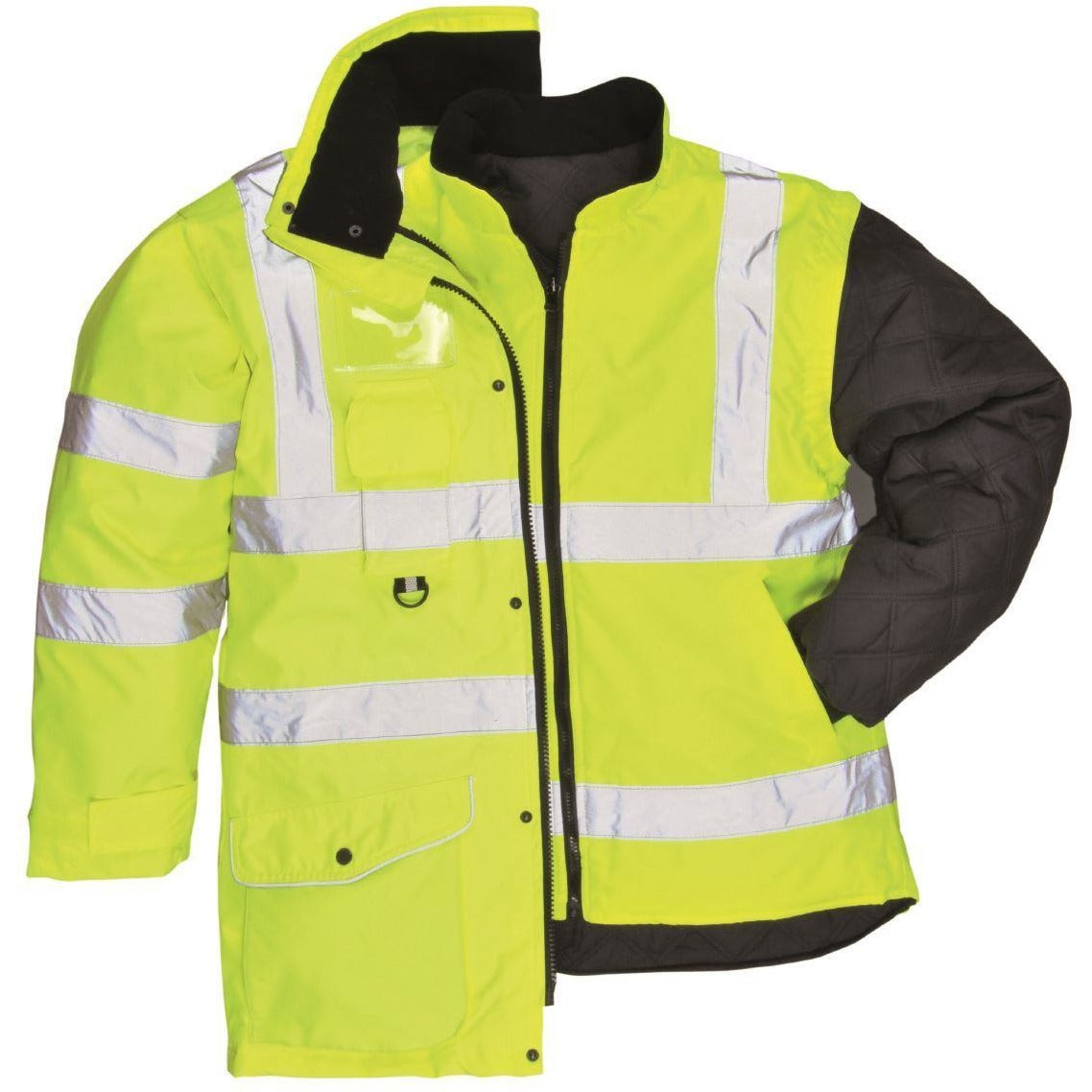 Portwest Hi-Vis Breathable 7-in-1 Traffic Jacket