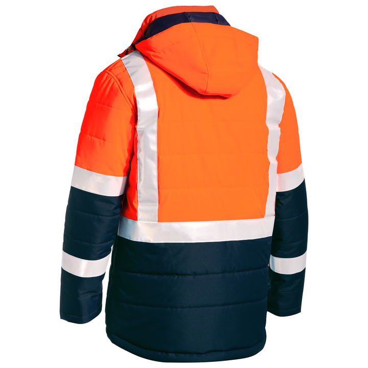 Bisley Taped Two Tone Hi-Vis Puffer Jacket