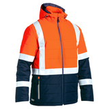 Bisley Taped Two Tone Hi-Vis Puffer Jacket